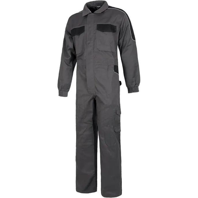 Fuori tutto - Tuta da lavoro multitasche con rinforzi e triple cuciture - Workteam  taglia XL colore nero grigio chiaro