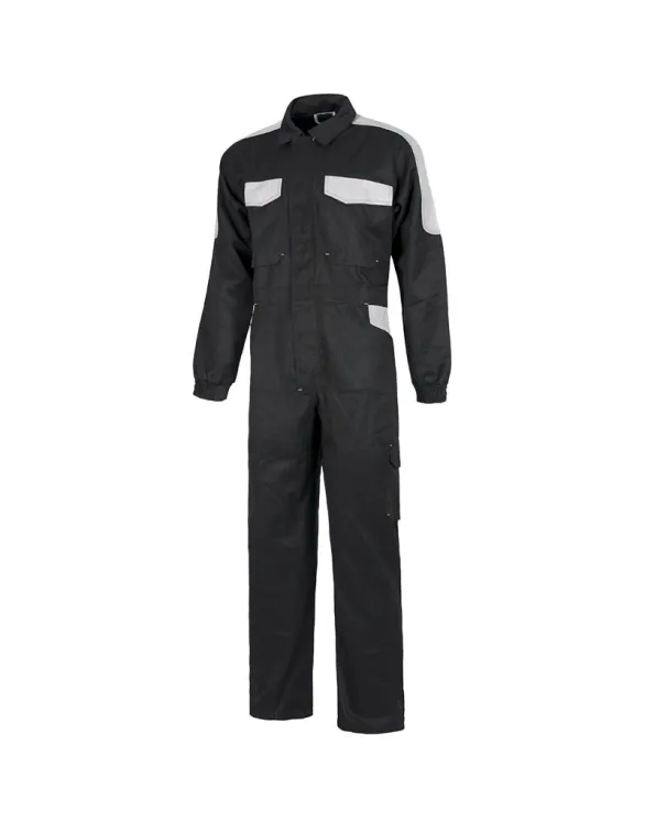 Fuori tutto Tuta da lavoro multitasche con rinforzi e triple cuciture Workteam taglia XL colore nero grigio chiaro