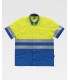 Fuori-tutto - Camicia da Lavoro Combinata Manica Corta Alta Visibilità C3812 - Workteam  taglia 50 colore yellow royal