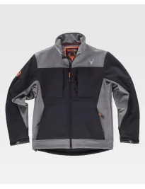 Fuori tutto - Giacca da Lavoro Workshell Caccia Stretch S8620 - Workteam  taglia 2xl colore nero grigio