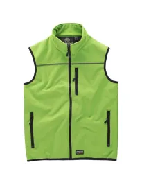 Fuori tutto - Gilet Workshell invernale multitasche con dettagli riflettenti - Workteam Taglia L colore verde caccia