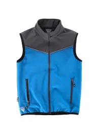 Fuori tutto - Gilet Workshell sportivo combinato a collo alto - Workteam  taglia 3xl colore verde giallo