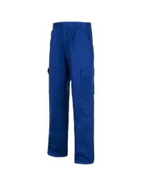 Fuori tutto - Pantaloni da lavoro estivi in cotone leggero multitasche - Workteam  taglia 54 colore blu navy