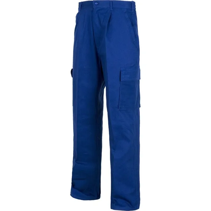 Fuori tutto - Pantaloni da lavoro estivi in cotone leggero multitasche - Workteam  taglia 54 colore blu navy
