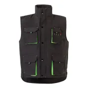 Gilet trapuntato bicolore da Lavoro Multitasche Velilla 205902