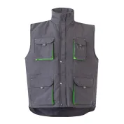 Gilet trapuntato bicolore da Lavoro Multitasche Velilla 205902