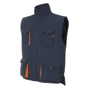 Gilet trapuntato bicolore da Lavoro Multitasche Velilla 205902