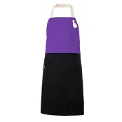 Grembiule bicolore con Pettorina da Lavoro Multitasche Velilla 404210B