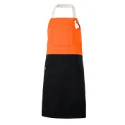 Grembiule bicolore con Pettorina da Lavoro Multitasche Velilla 404210B