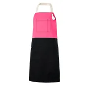 Grembiule bicolore con Pettorina da Lavoro Multitasche Velilla 404210B