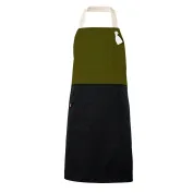 Grembiule bicolore con Pettorina da Lavoro Multitasche Velilla 404210B