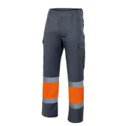 Pantalone bicolore da Lavoro Alta Visibilità Multitasche Velilla 157