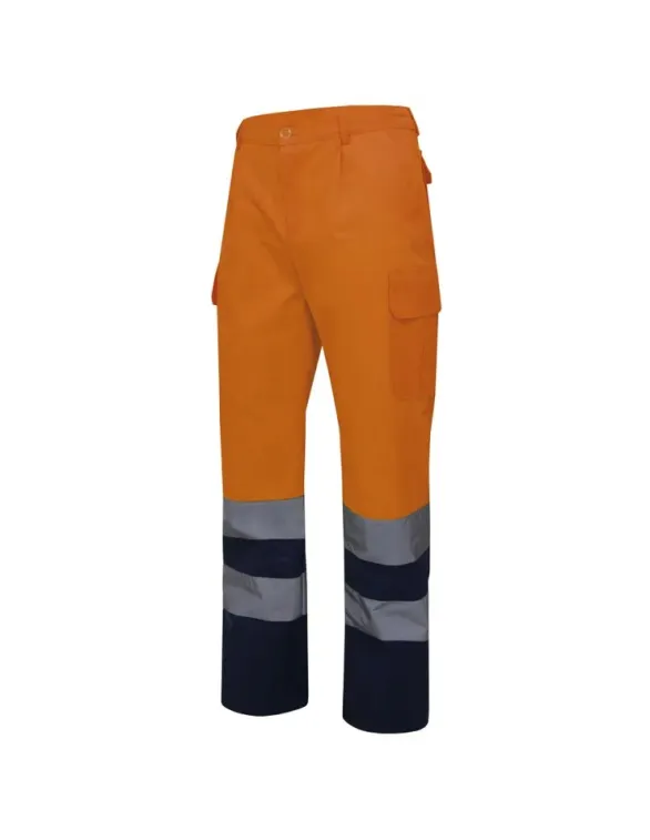 Pantalone bicolore da Lavoro Stretch Multitasche Velilla 103019S