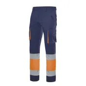 Pantalone bicolore da Lavoro Alta Visibilità Stretch Multitasche Velilla 303002S