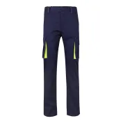 Pantalone bicolore da Lavoro Stretch Multitasche Velilla 103008S