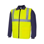 Parka bicolore 4 in 1 da Lavoro Alta Visibilità Multitasche Velilla 306003