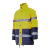 Parka bicolore da Lavoro Alta Visibilità Multitasche Velilla 166 Parka bicolore da Lavoro Alta Visibilità Multitasche Velilla 166