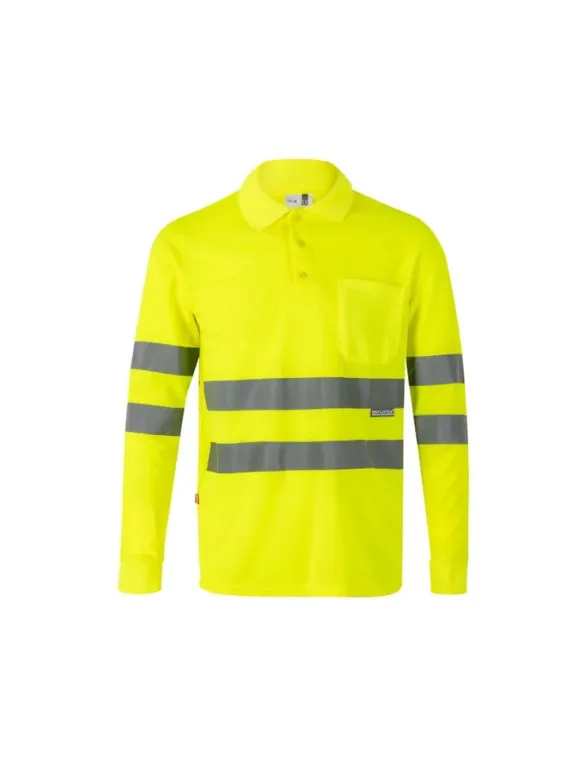 Polo manica lunga da Lavoro Alta Visibilit Velilla 174