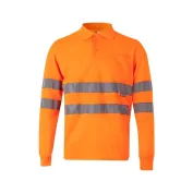 Polo manica lunga da Lavoro Alta Visibilità Velilla 174