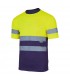 T-Shirt tecnica bicolore da Lavoro Alta Visibilità Velilla 305506