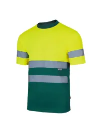 T-Shirt tecnica bicolore da Lavoro Alta Visibilità Velilla 305506