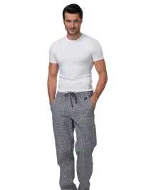 Fuori-tutto - Pantaloni Cuoco da Lavoro Siggi Horeca Josh 28PA0879/00-0647 Taglia 2XL colore bianco nero