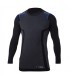 Fuori tutto - T-shirt K-Carbon Long Sleeve Elasticizzata Sparco TeamWork  XS S nero blu elettrico