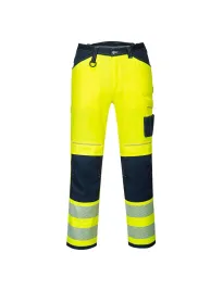 Fuori tutto - Pantalone da Lavoro PW3 Alta Visibilita Portwest PW340  taglia 36 colore giallo navy