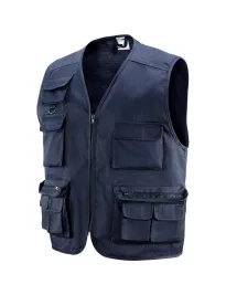 Fuori tutto - Gilet Estivo Multitasche TOBRUK  Nw Neri taglia L colore blu