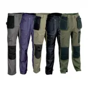 Fuori tutto - Pantaloni da Lavoro Cofra Multitasche Rotterdam 100% Cotone Canvas V051-0-00 fango nero Taglia 64
