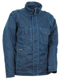 Fuori tutto - Giacca da Lavoro Stretch Elasticizzata Multitasche Cofra Molinos V467-0-02  taglia 56 colore navy celeste
