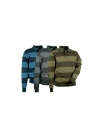 fuori tutto - Polo da Lavoro Cofra Brighton 100% Cotone V138-0-02  taglia 3XL colore navy royal