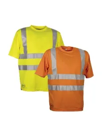 Fuori tutto - T-Shirt da Lavoro Alta Visibilità Cofra Danger V115-1-00  taglia XL colore arancione