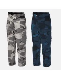 Fuori tutto - Pantaloni ISSA LINE Mimetici 8029N Estivi Leggeri taglia 2xl colore blu