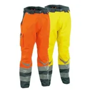 Fuori Tutto - Pantaloni da Lavoro Alta Visibilità Cofra Safe V025-0-00  taglia 50 colore giallo