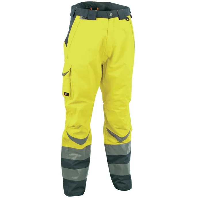 Fuori Tutto - Pantaloni da Lavoro Alta Visibilità Cofra Safe V025-0-00  taglia 50 colore giallo