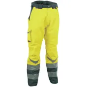 Fuori Tutto - Pantaloni da Lavoro Alta Visibilità Cofra Safe V025-0-00  taglia 50 colore giallo