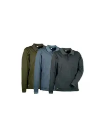 Fuori tutto - Polo da Lavoro Cofra Luxembourg 100% Cotone Piquet V035-0-02  taglia M colore antracite nero