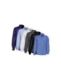 Fuori tutto - Camicia da Lavoro Cofra Witshire 100% Cotone V147-0-02  taglia 2XL colore celeste