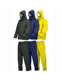 Fuori tutto - Completo Lluvia PU/PVC ISSA LINE - 00209  taglia 3xl colore giallo