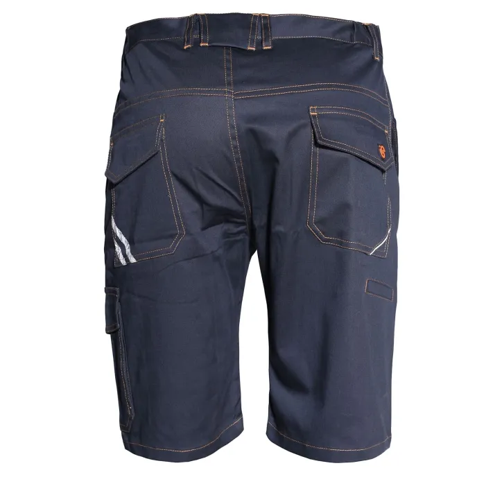 Fuori tutto - Bermuda da lavoro Start ISSA LINE Stretch 8041B Elasticizzati Multitasche estivi  Taglia 2XL colore grigio antraci