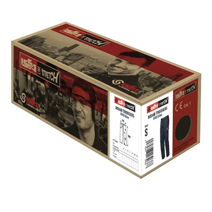 Fuori tutto - Bermuda da lavoro Start ISSA LINE Stretch 8041B Elasticizzati Multitasche estivi taglia 3XL colore grigio chiaro