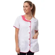 Casacca da donna a maniche corte Dora Horeca Siggi chiusura con bottoni - 28CS1306/00-0001