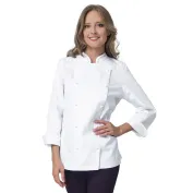 Giacca da Lavoro Chef Emma da Donna 100% Cotone Siggi