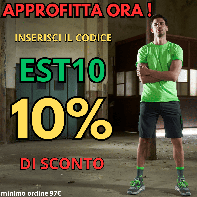 Fuori tutto Pantalone da Lavoro Unisex 100% Cotone Multitasche